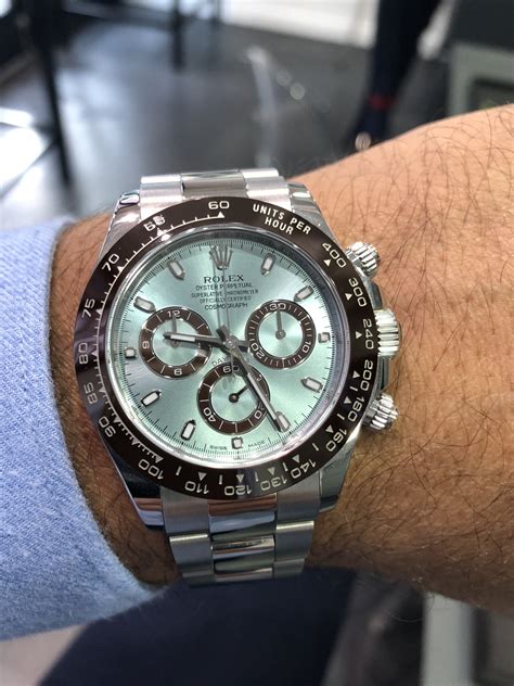 rolex daytona cosmograph lunette aciaio|rolex platinum watches.